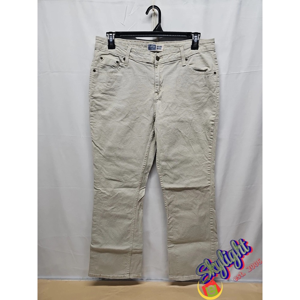 Levi's Women's Beige Signature Low Rise Boot Cut Jeans Size 16 36 X 30